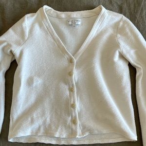 Madewell Button up long sleeve blouse. Small